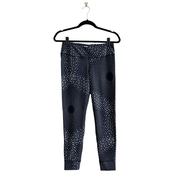 Reebok Speedwick Women's Mid-Rise Lux 2.0 Active Leggings Black White Medium - Picture 1 of 8